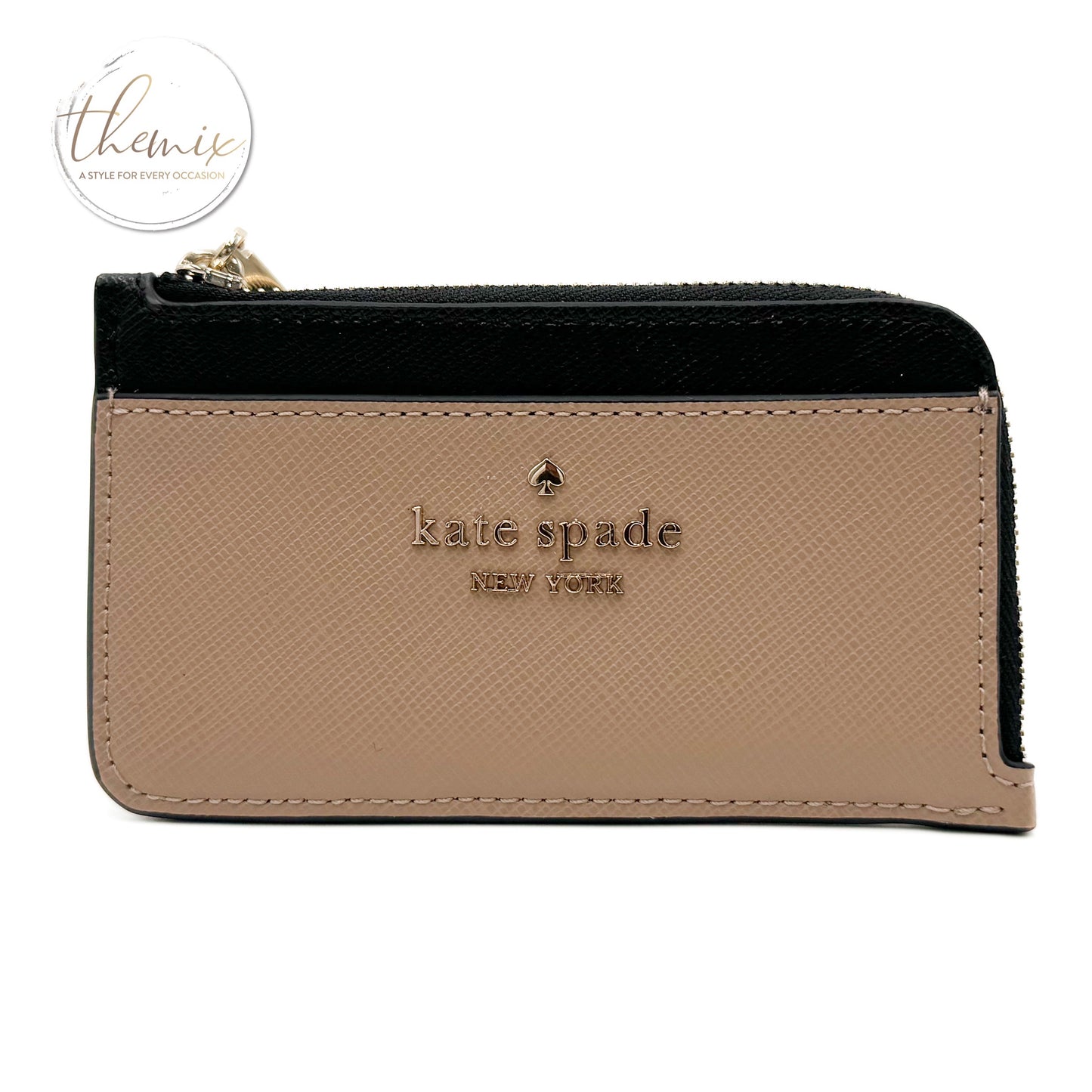 Kate Spade Madison Saffiano Leather Zip Card Case