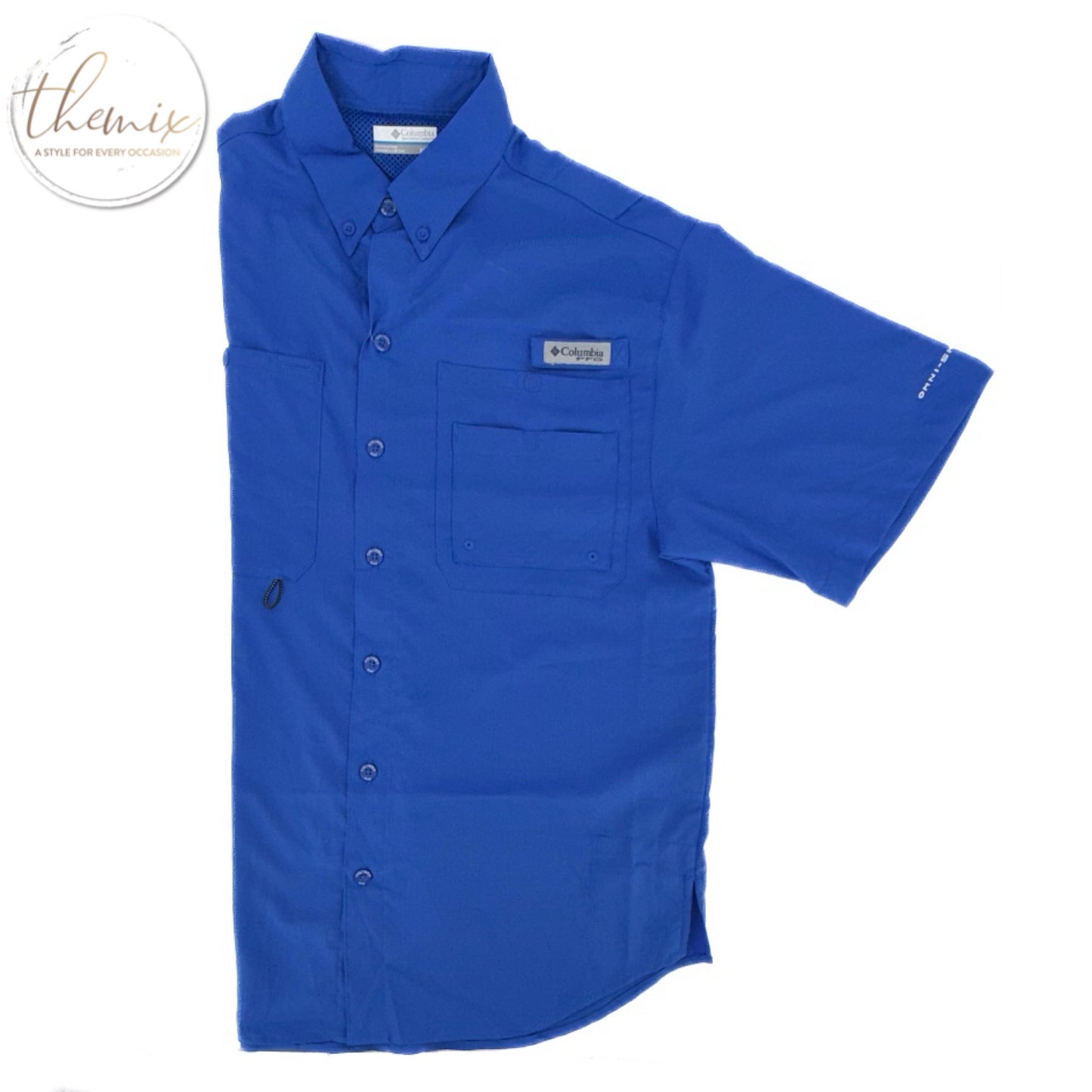 Columbia Male Crystal Springs PFG SS  Shirt