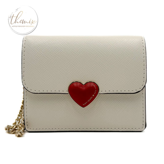 Kate Spade Heart Hardware Small Glap Card Holder