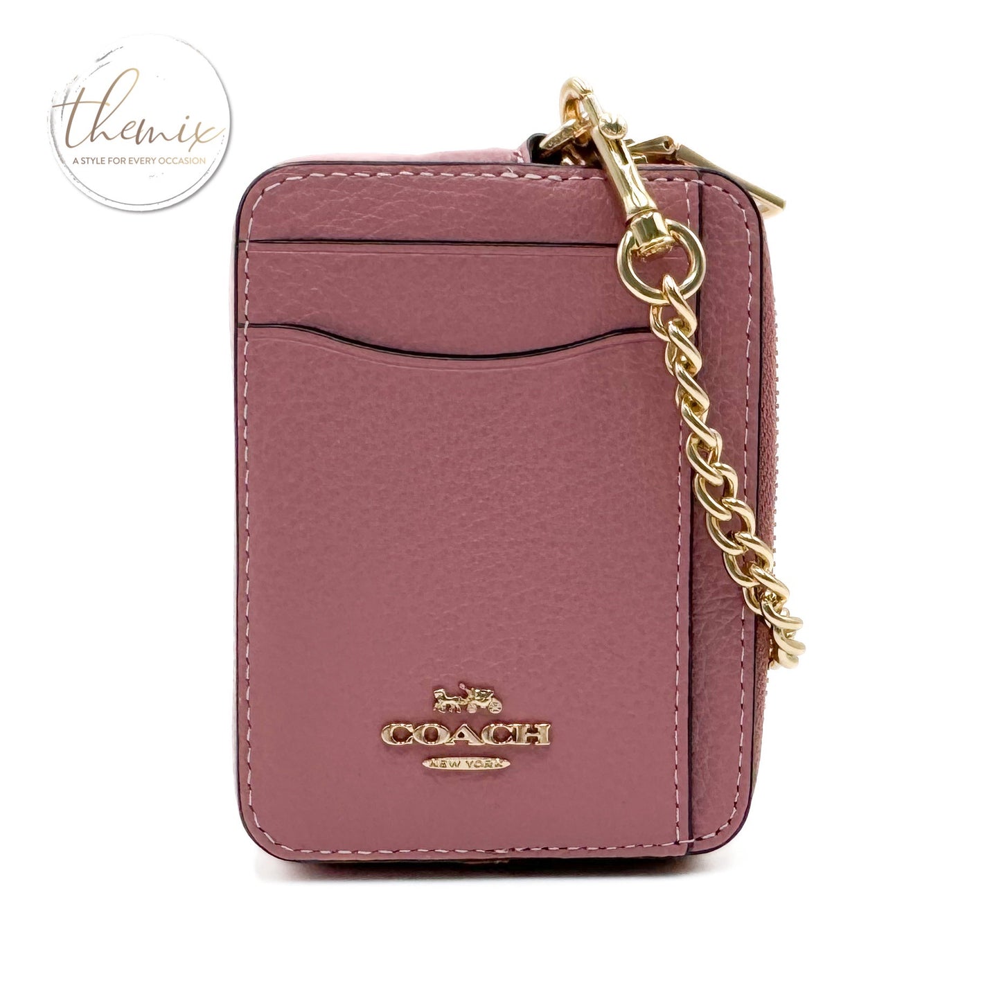 COACH RFB Zip Card Case