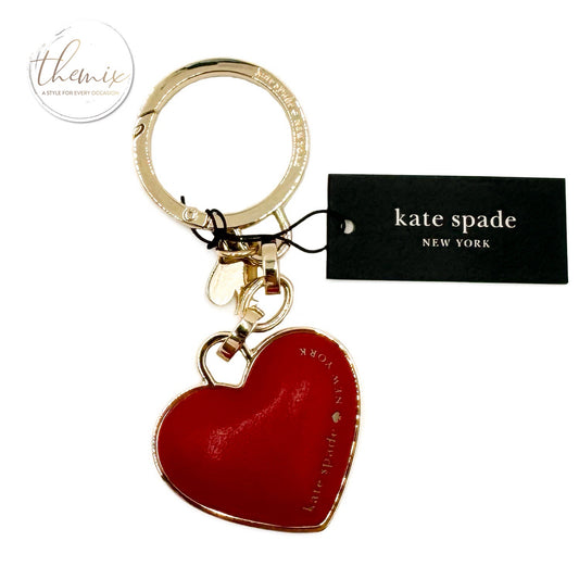 Kate Spade Heart Hardware Metal Keyfob