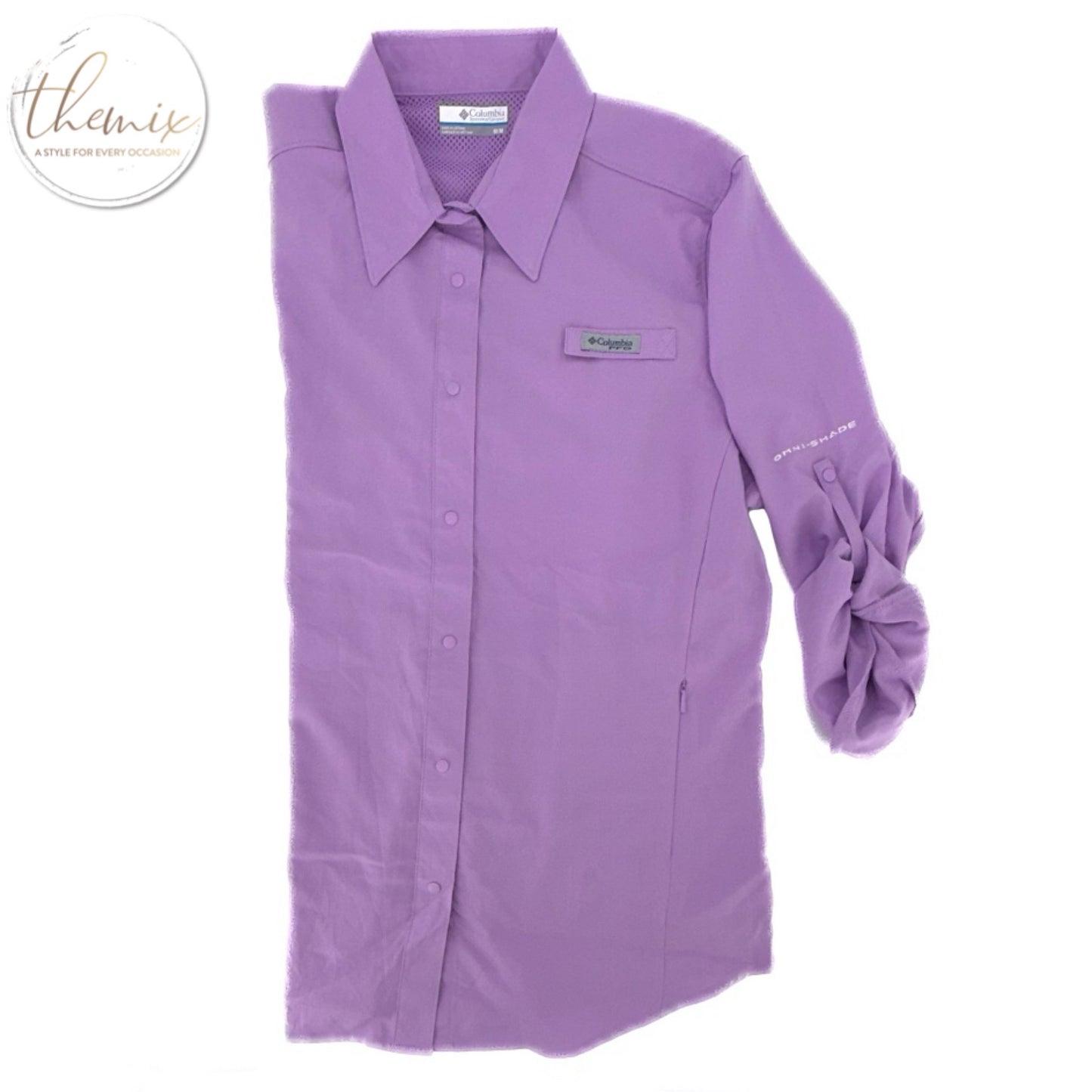 Columbia Female Crystal Springs PFG LS Button Shirt