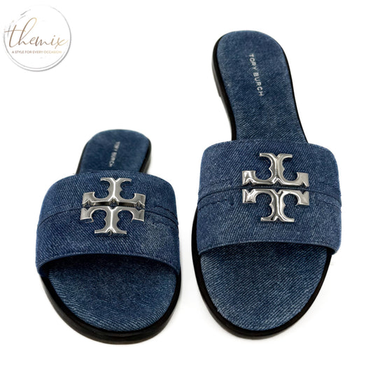 Tory Burch Denim Everly Slide