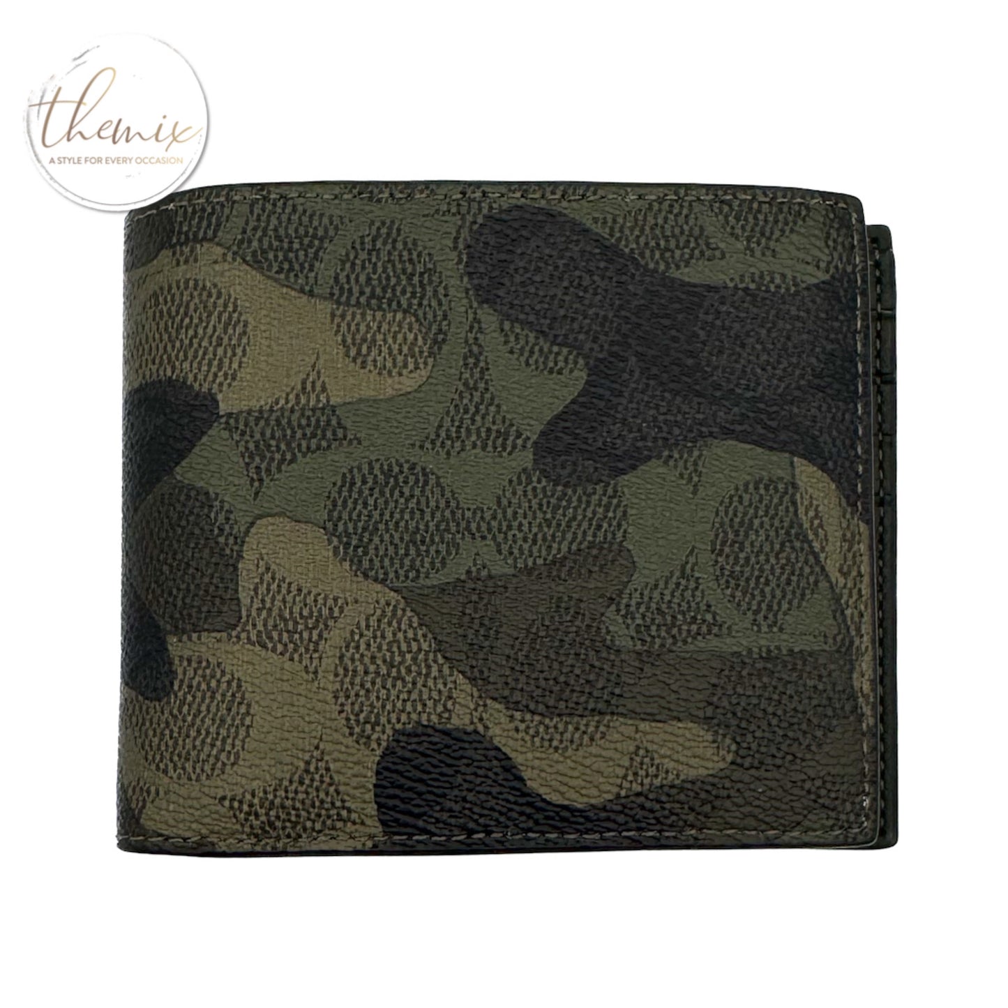 COACH Male 3 in 1 Signature Camo Wallet