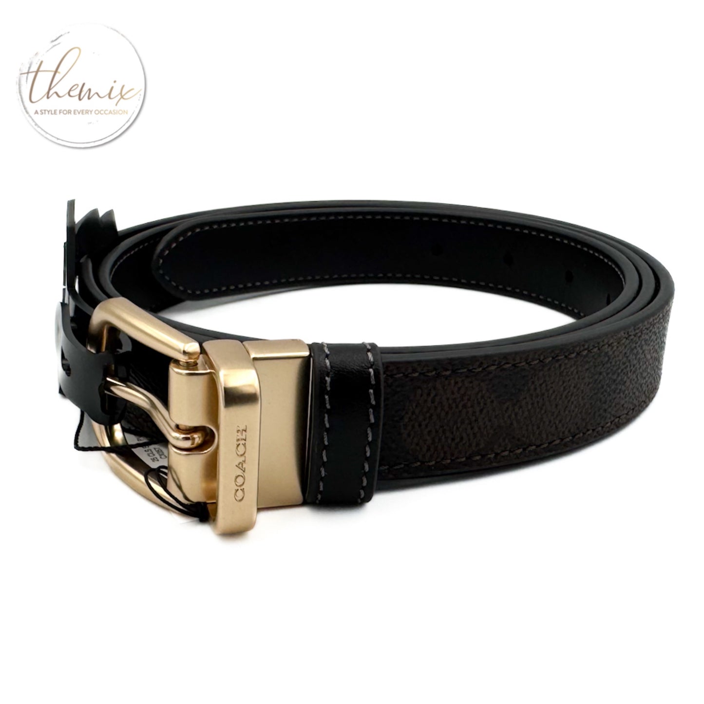 COACH Female Harness Buckle Cut To Size Reversible Belt