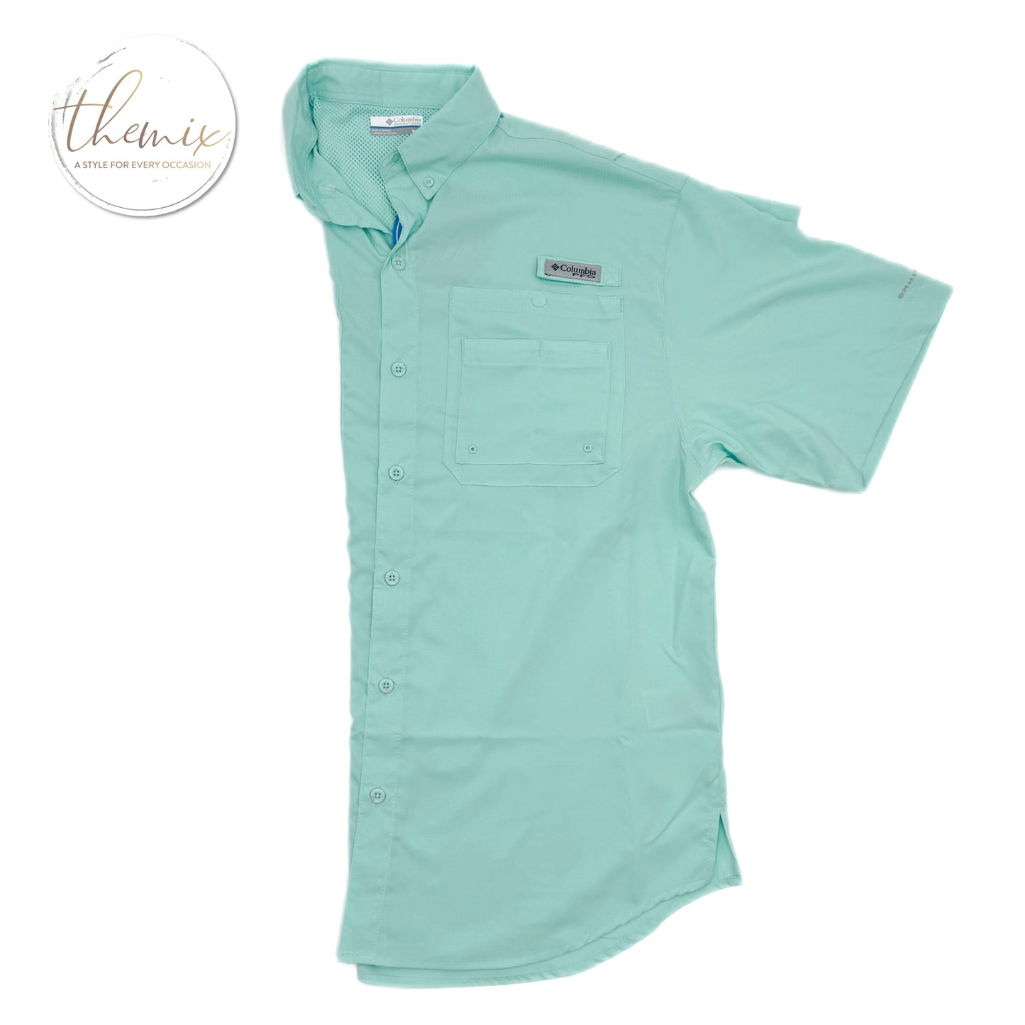 Columbia Male Crystal Springs PFG SS  Shirt