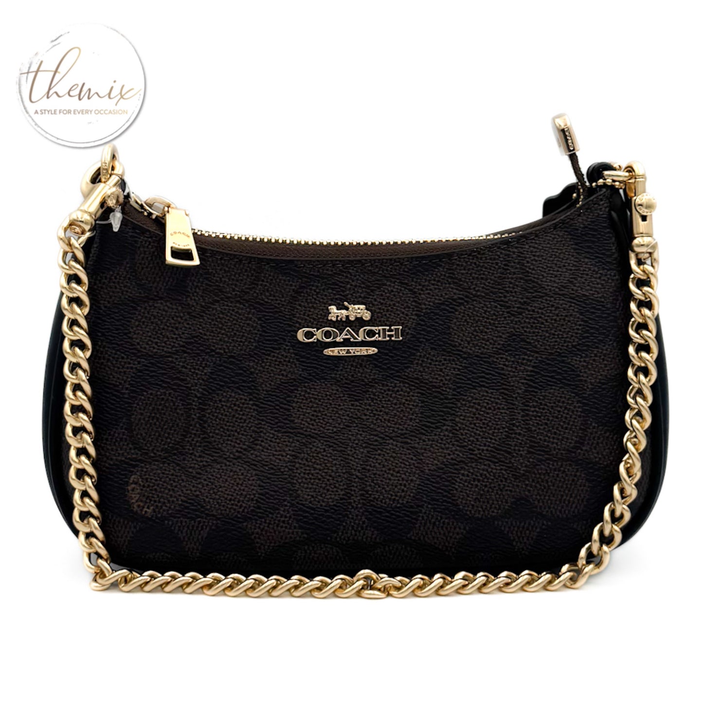 COACH Terry Mini Crossbody Bag In Signature Canvas