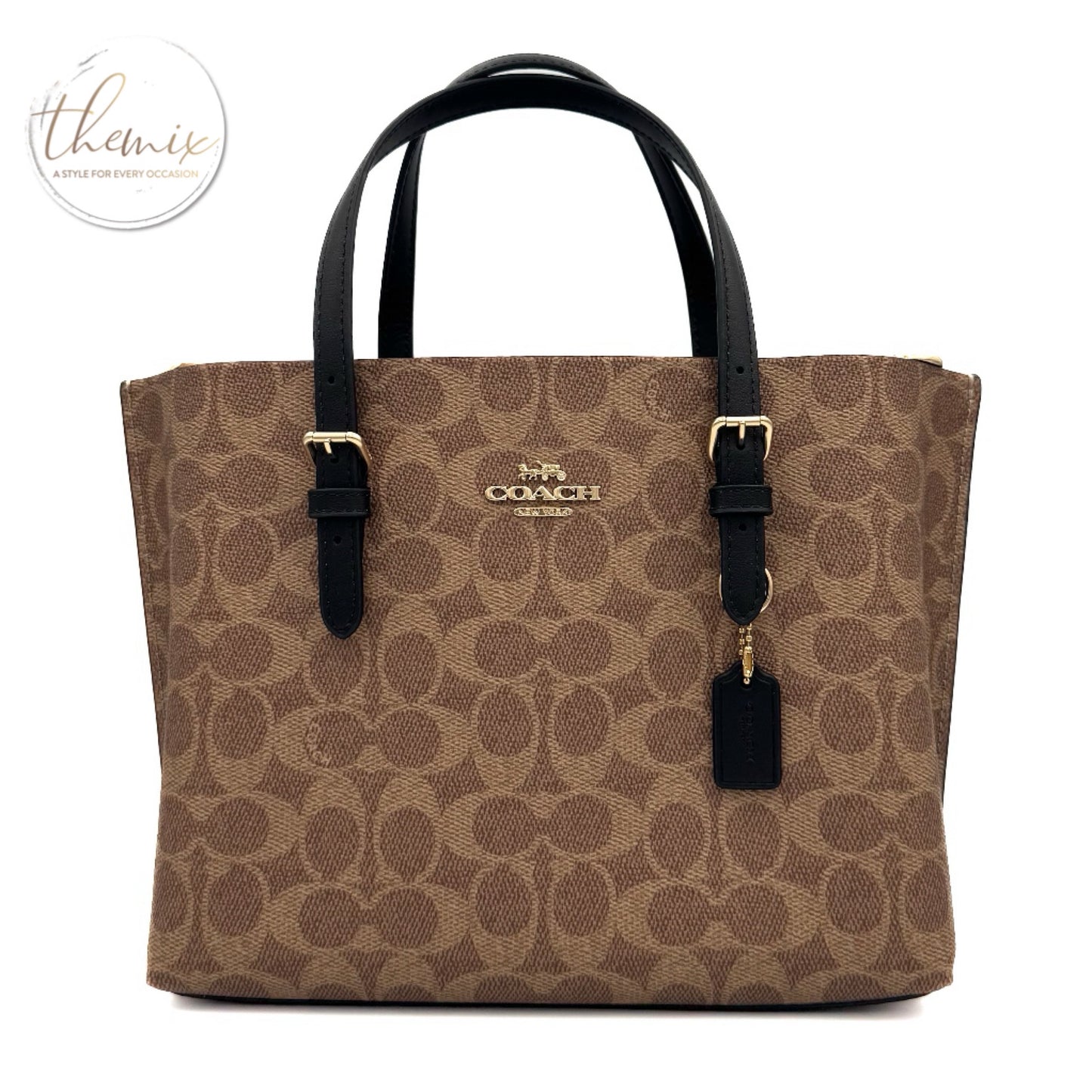 COACH Signature Mollie Tote Bag 25