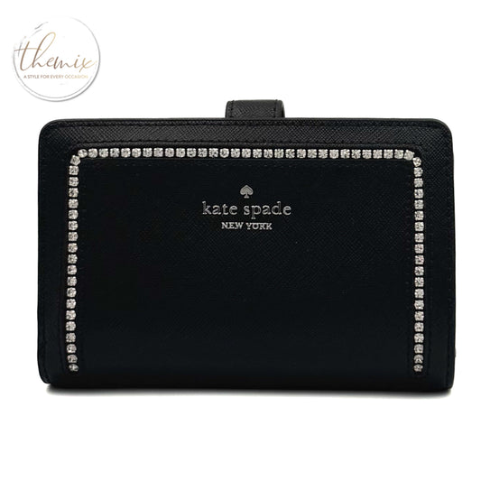 Kate Spade Madison Patent Faux Crysral in Wallet