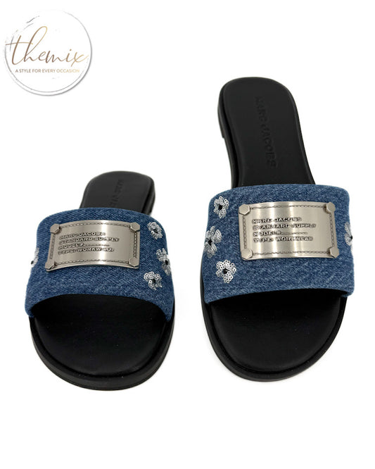 Marc Jacobs The Plaza Denim Sandals