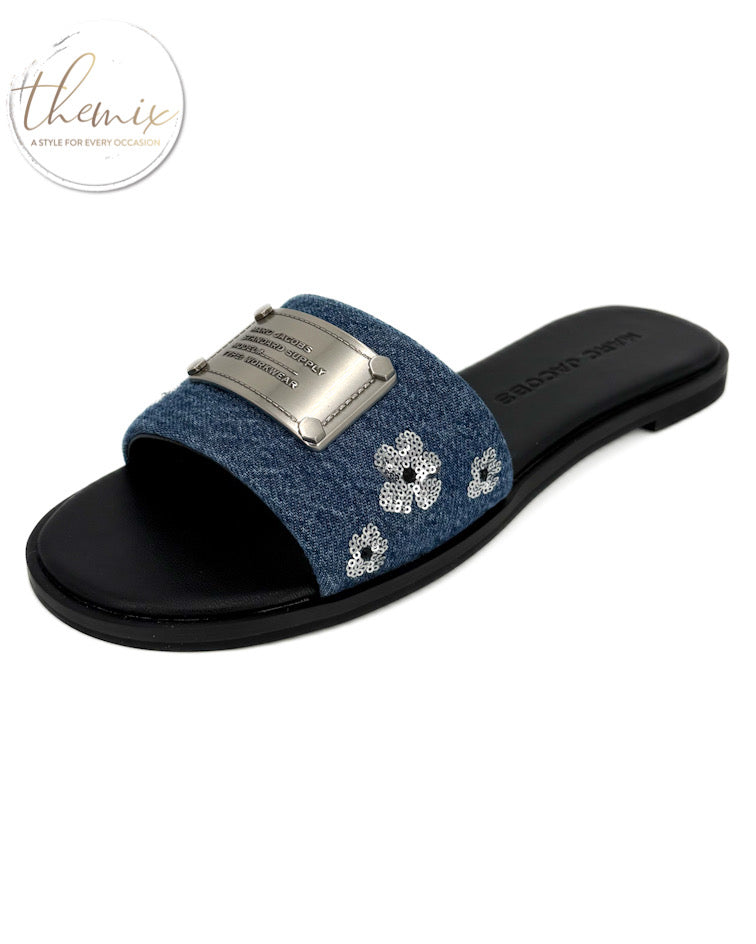 Marc Jacobs The Plaza Denim Sandals