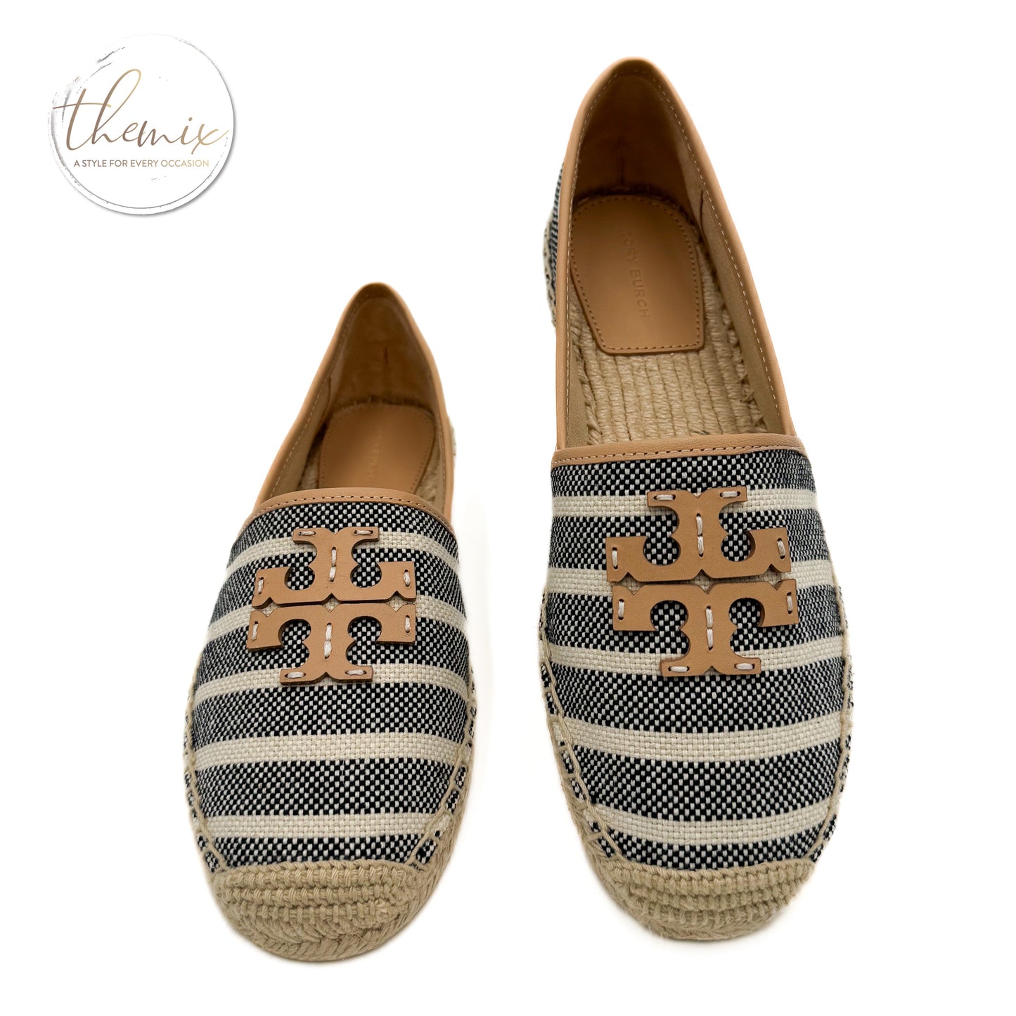 Tory Burch Everly Piccolo Stripe Canvas Espadrille