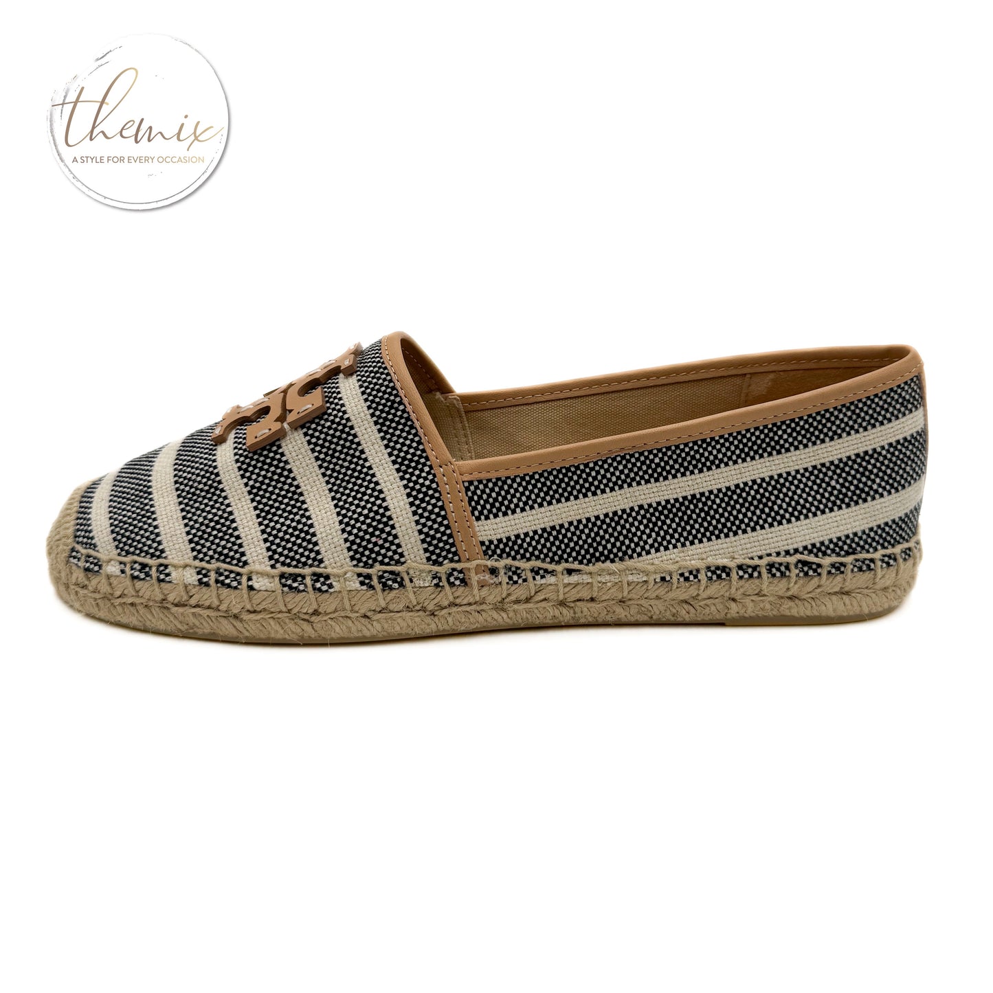 Tory Burch Everly Piccolo Stripe Canvas Espadrille