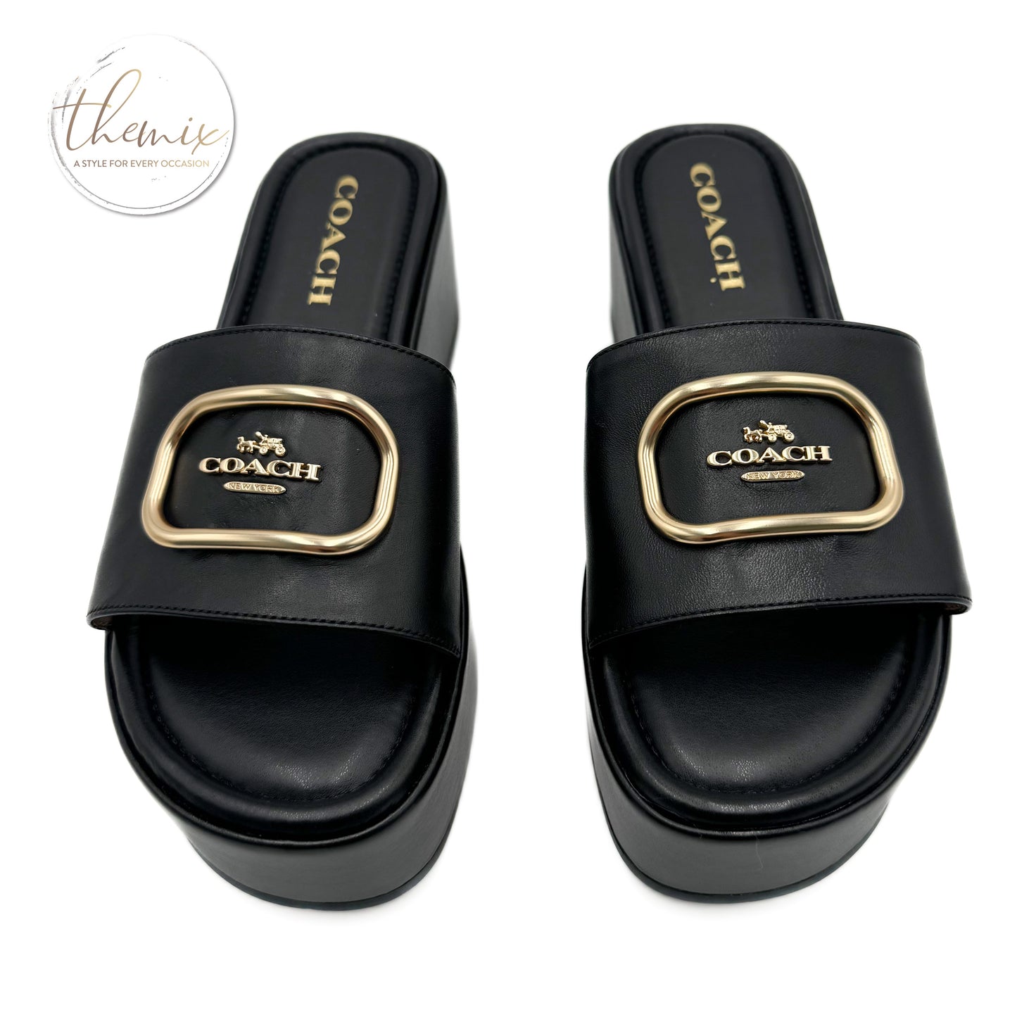 COACH Eloise Leather Sandals