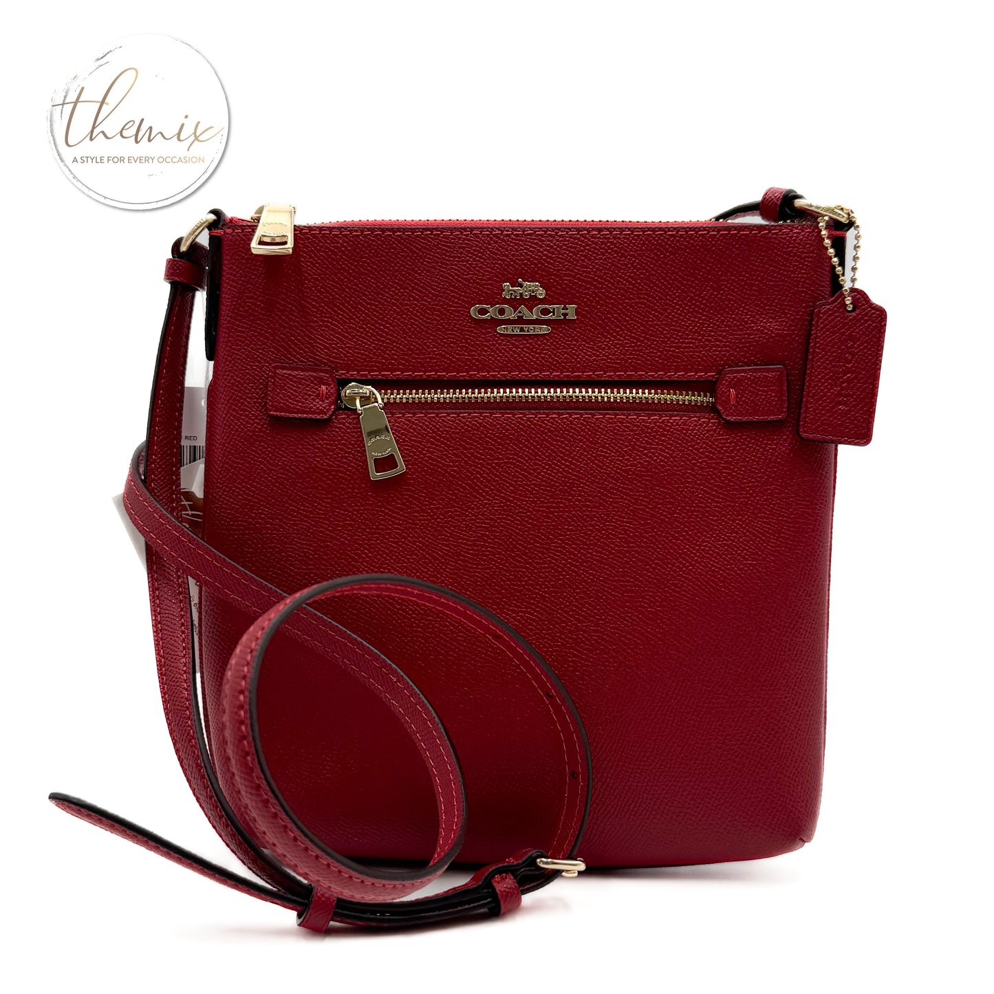 COACH Crossgrain Mini Rowan File Crossbody