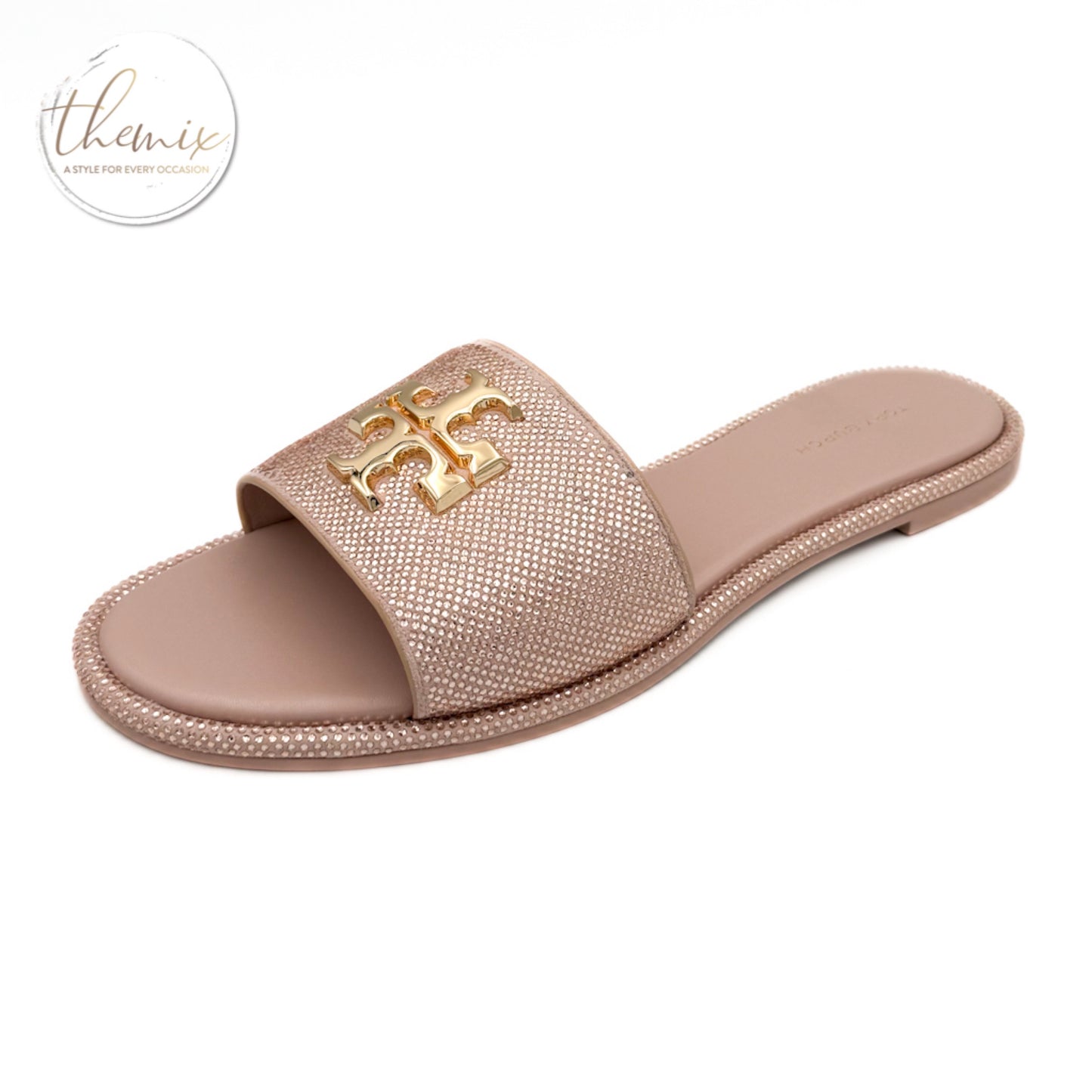 Tory Burch Everly Slide Royal Suede