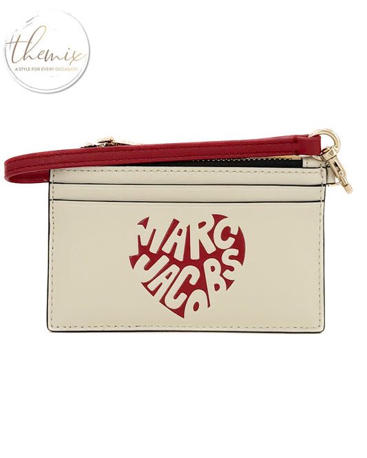 Marc Jacobs Heart Top Zip Wristlet