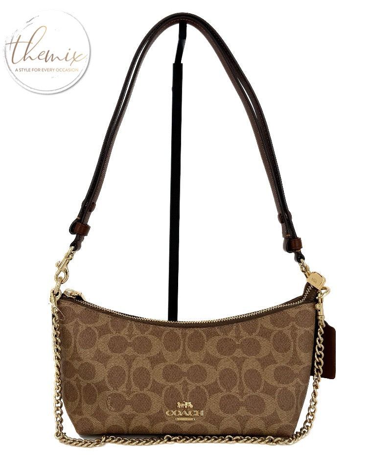 COACH Caitlin Shoulder Bag In Signature Canvas