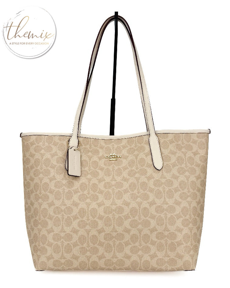 COACH City Tote Bag In Signature Canvas