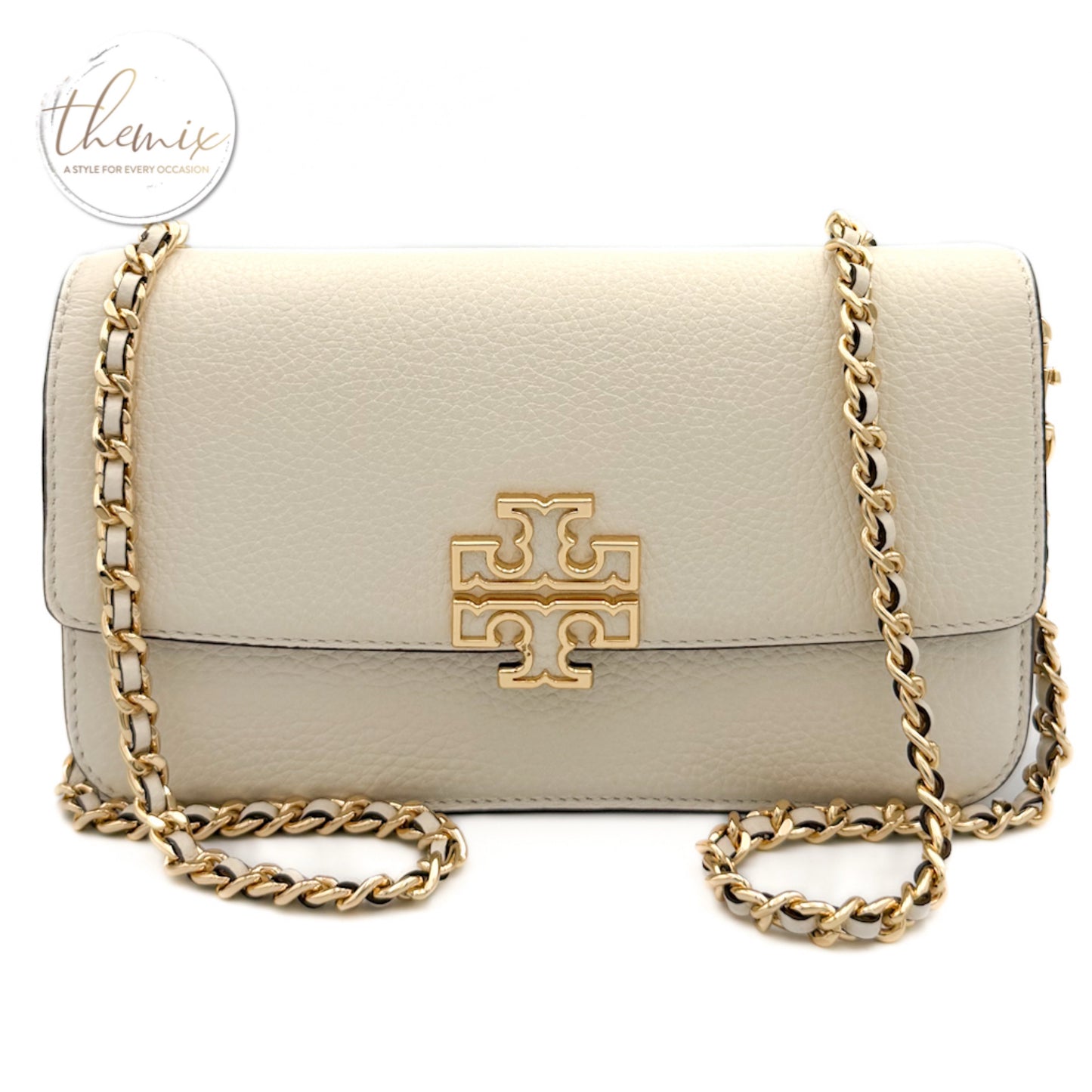 Tory Burch Britten Chain Wallet W. Wristlet