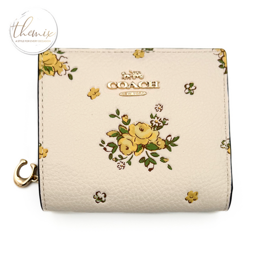 COACH Snap Wallet Floral Print