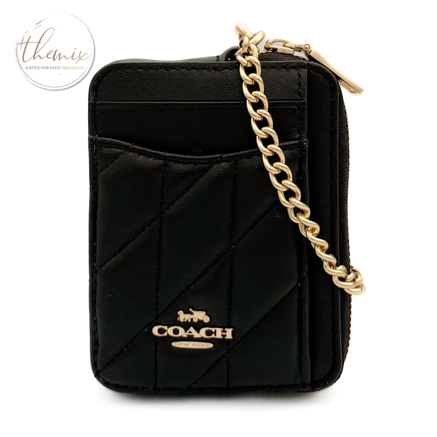 COACH RFB Zip Card Case