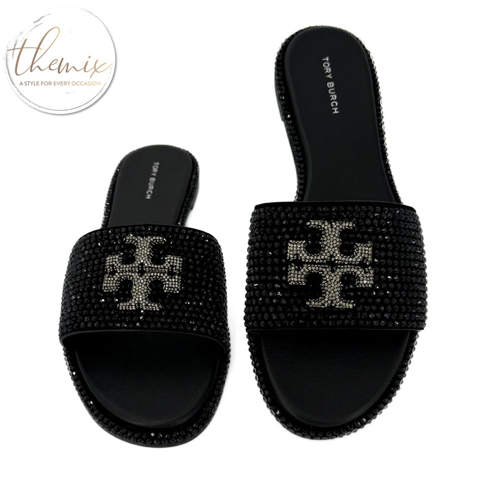 Tory Burch Everly Royal Suede Slide