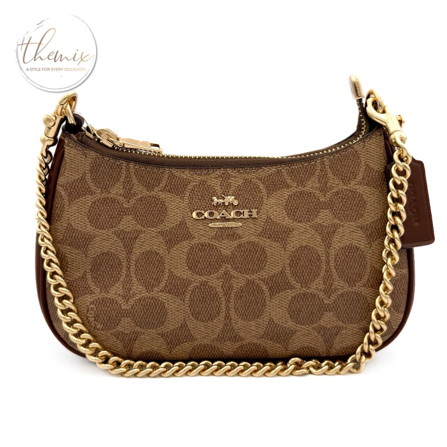 COACH Terry Mini Crossbody Bag In Signature Canvas