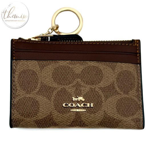 COACH Mini ID Sky Coin Purse