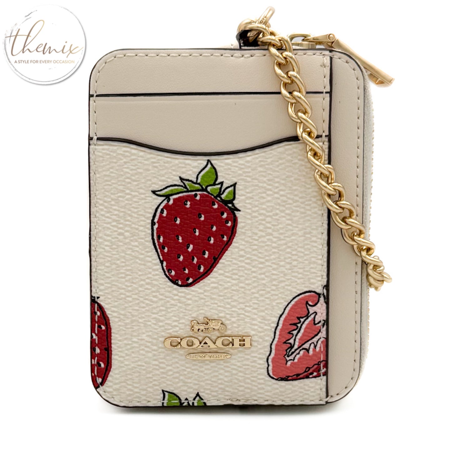 COACH RFB Zip Card Case