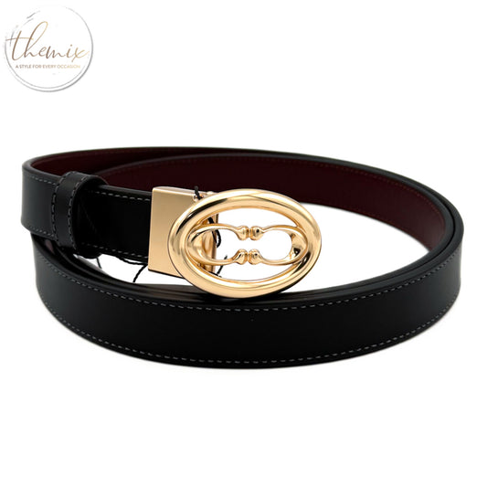 COACH Simon Buckle To Cut Size Female Reversible Belt 25 Mm