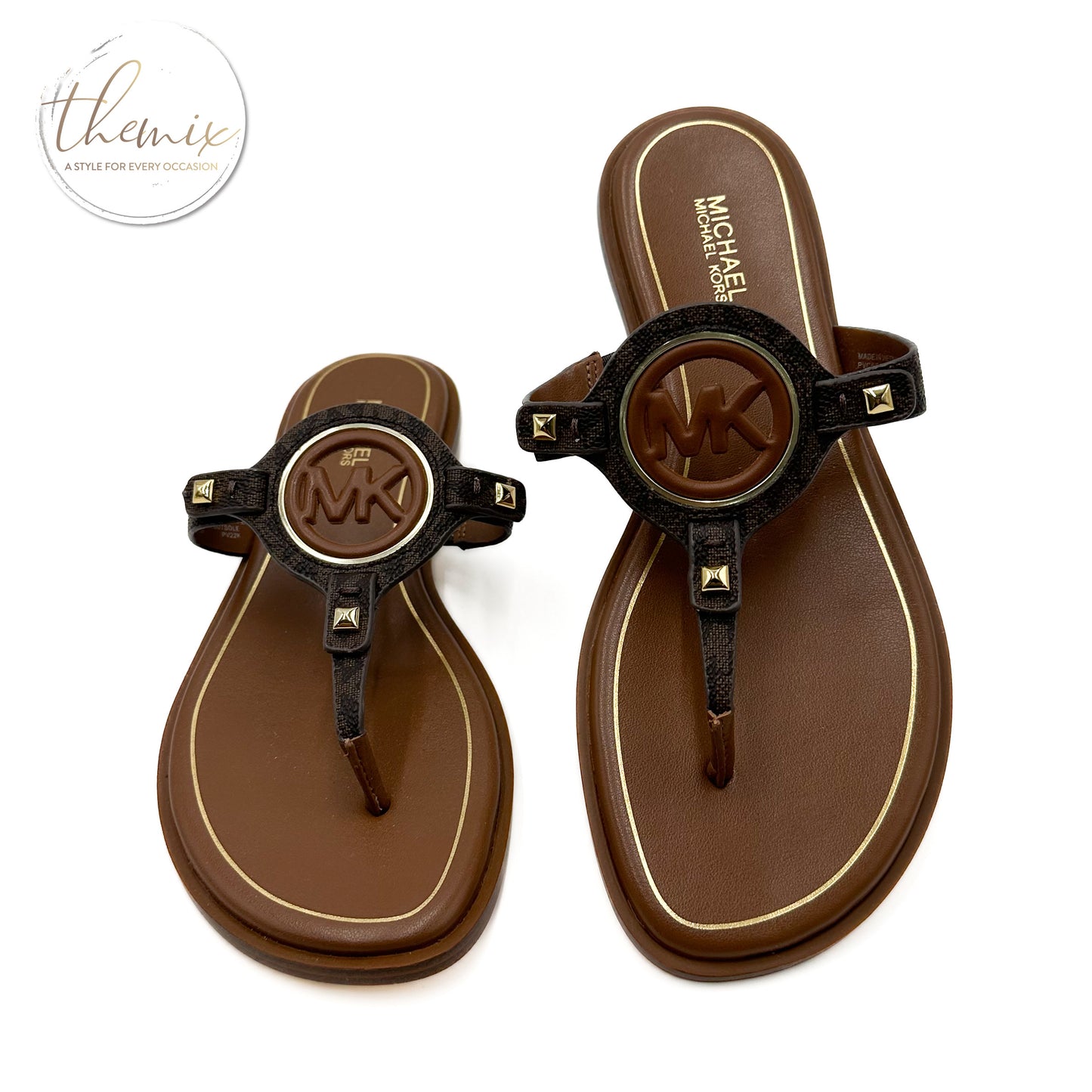 Michael Kors Aubrey Cut Out Thong Sandals