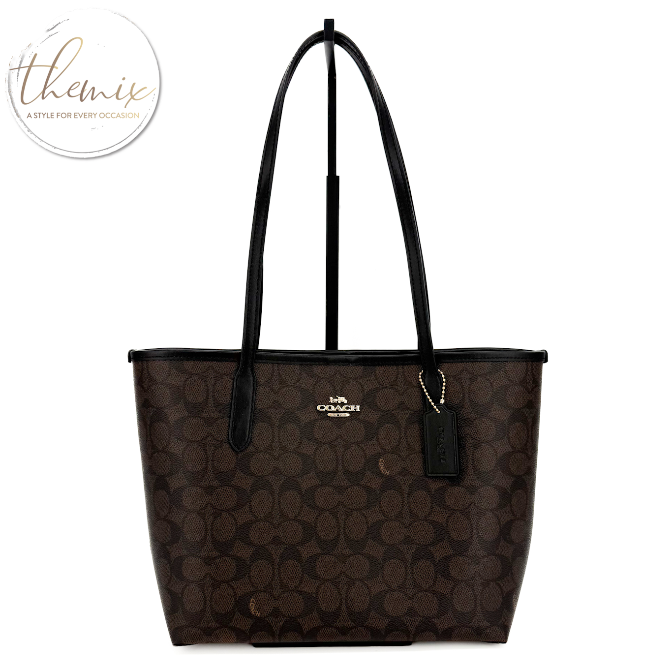 COACH Medium City Tote Bag In Signature Canvas