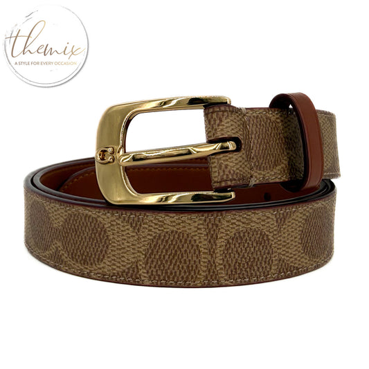 COACH C Harness Buckle Female Belt, 25Mm