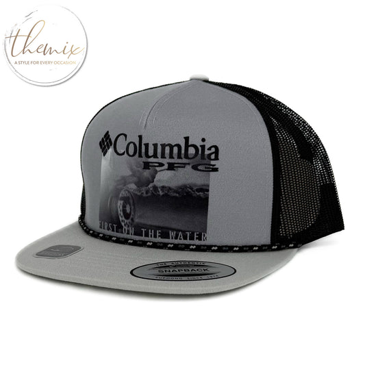 Columbia PFG Flat Brim Snap Back Hat