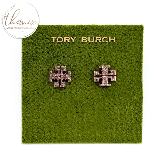 Tory Burch Kira Pave Stud Earring