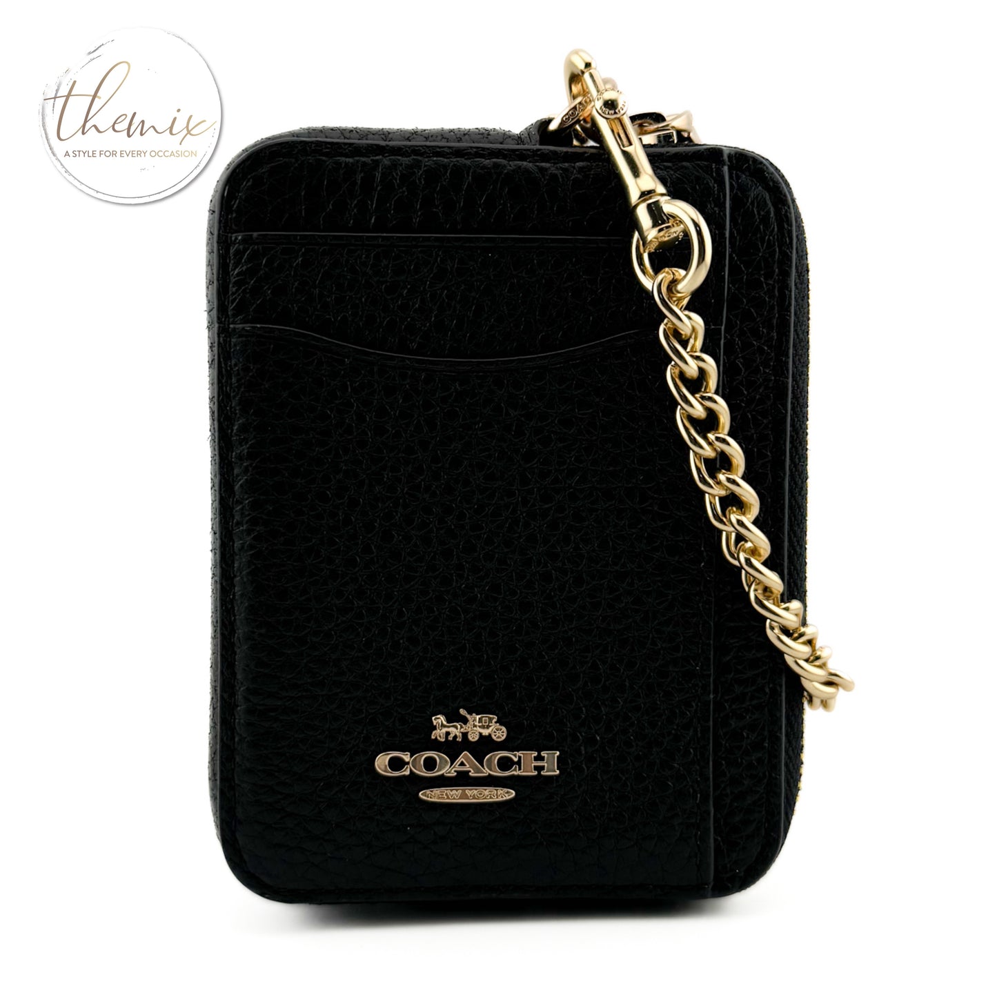 COACH RFB Zip Card Case