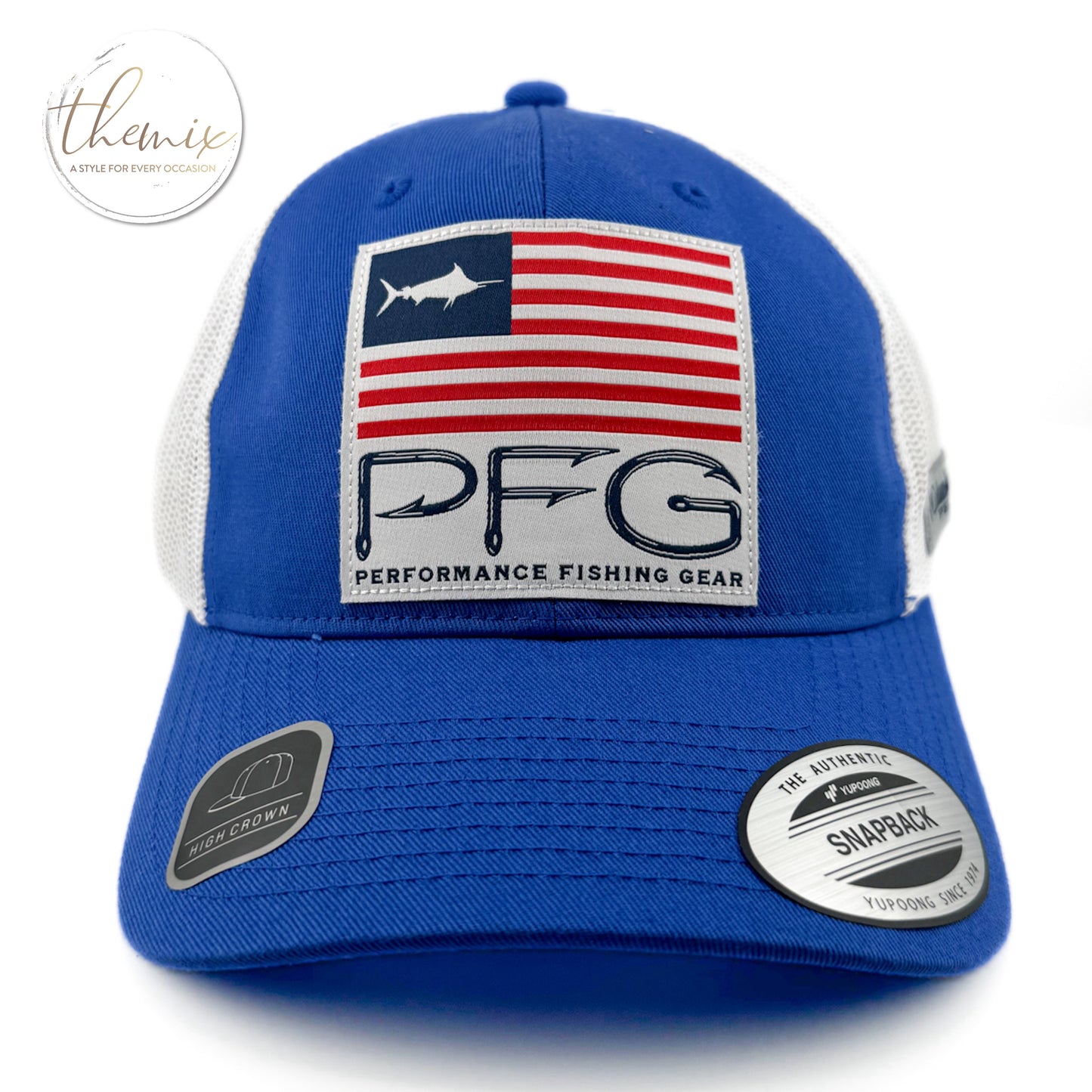 Columbia PFG Trucker Patch Snap Back