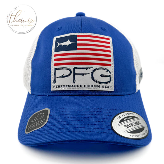 Columbia PFG Trucker Patch Snap Back