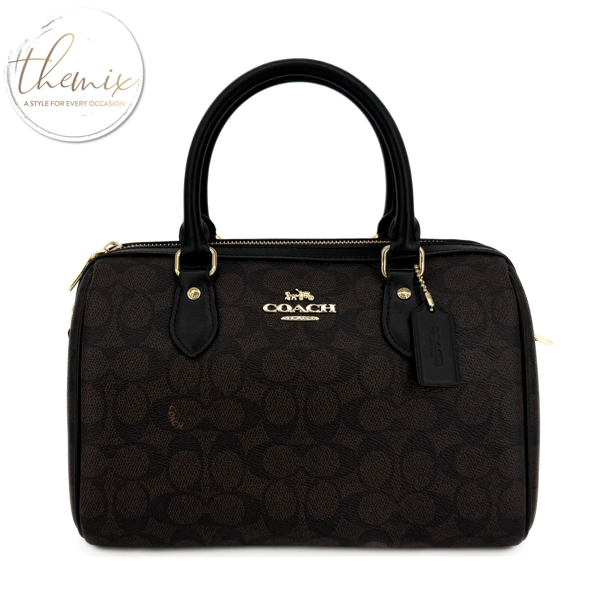 COACH Rowan Satchel In Signature Canvas