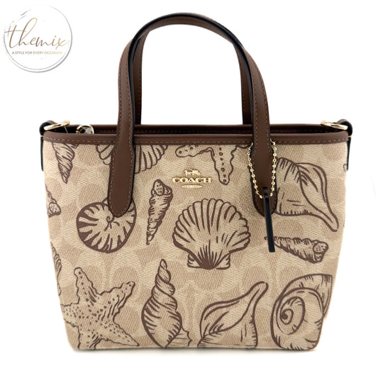 Coach City Miniature Tote Signature Shell