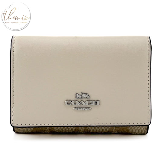 Coach Micro Wallet Signature Canvas