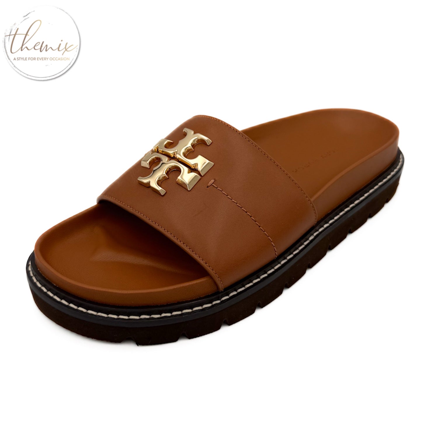 Tory Burch Everly Anatomic Lug Paris Slide