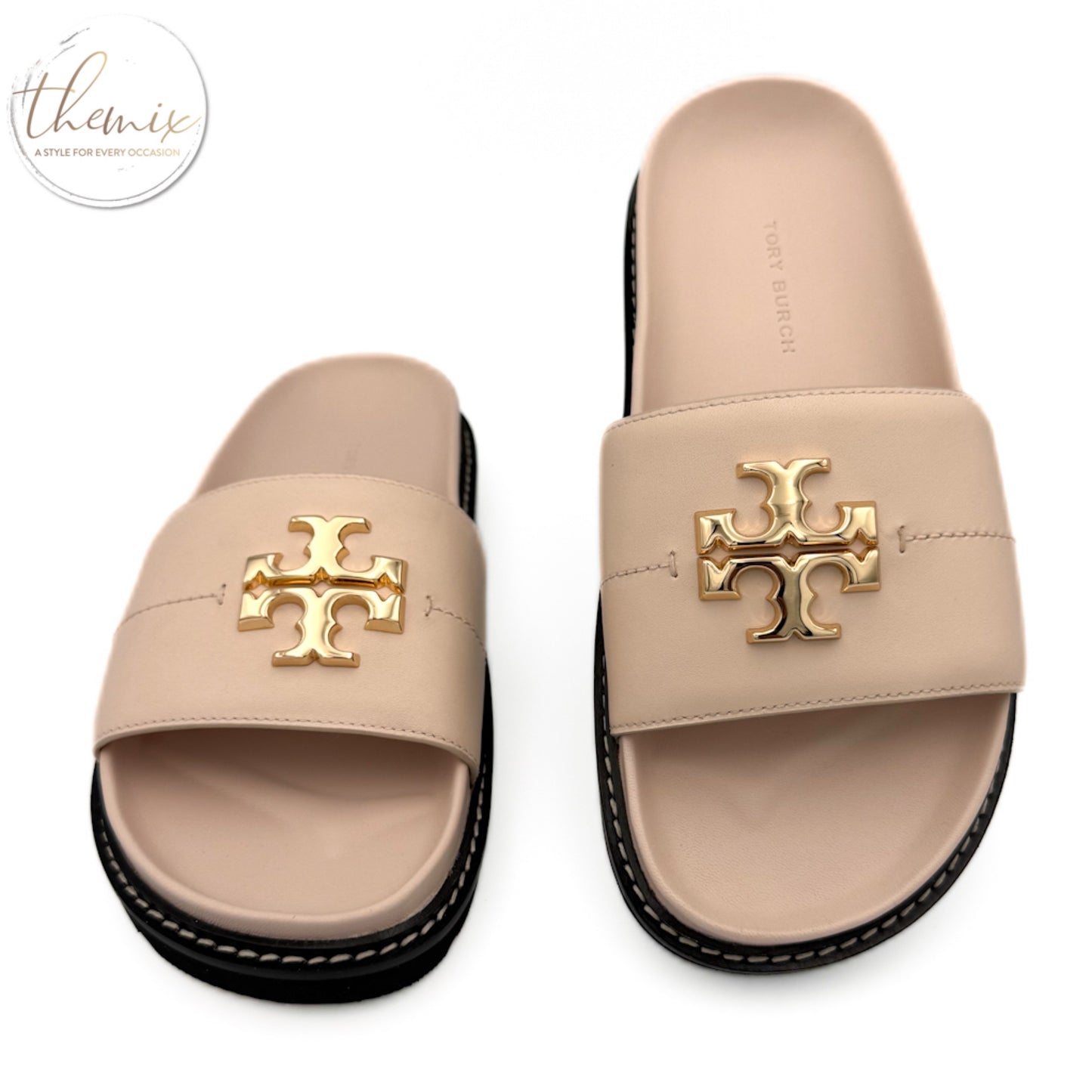 Tory Burch Everly Anatomic Lug Paris Slide