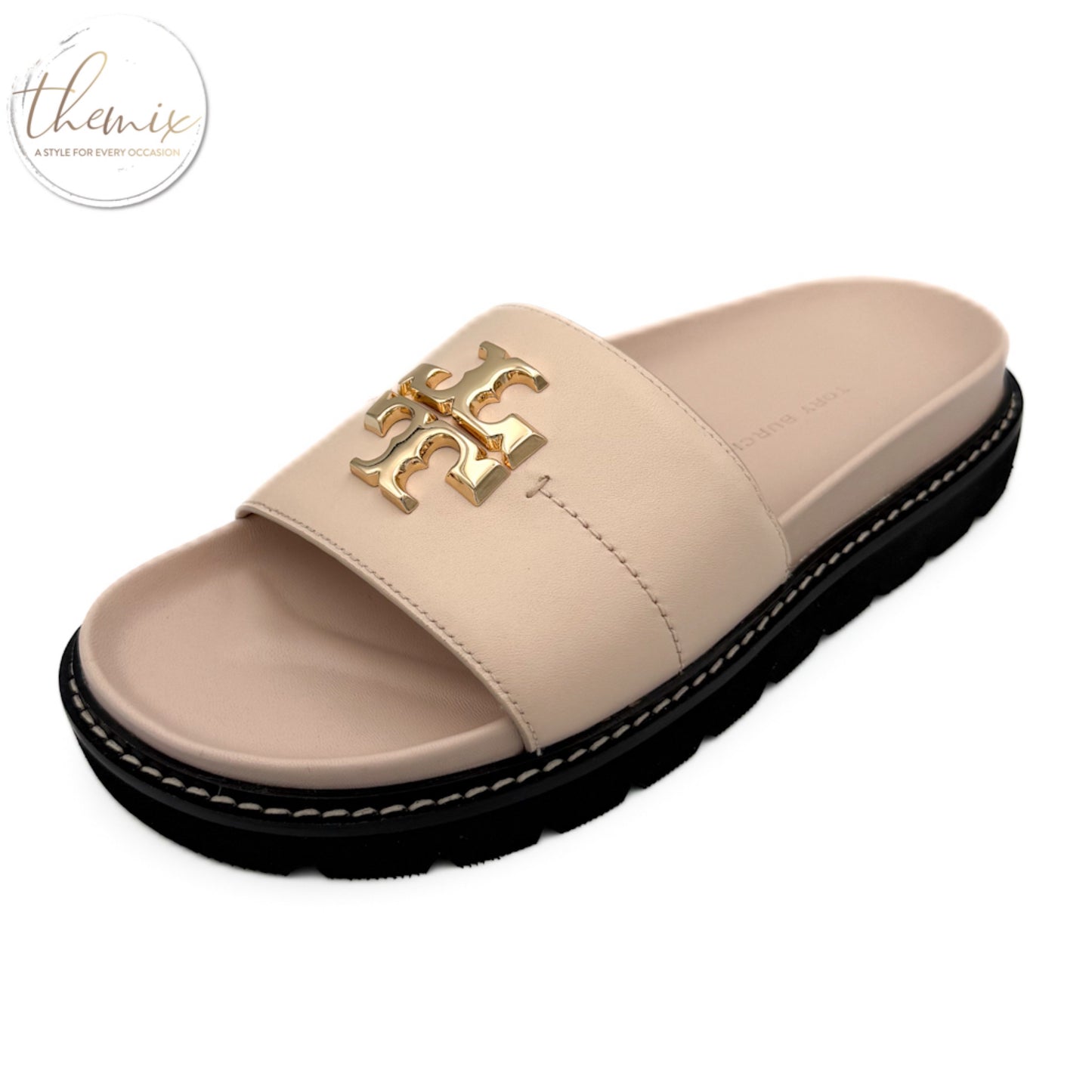 Tory Burch Everly Anatomic Lug Paris Slide