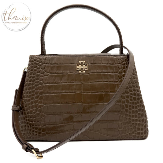 Tory Burch Britten Embossed Satchel