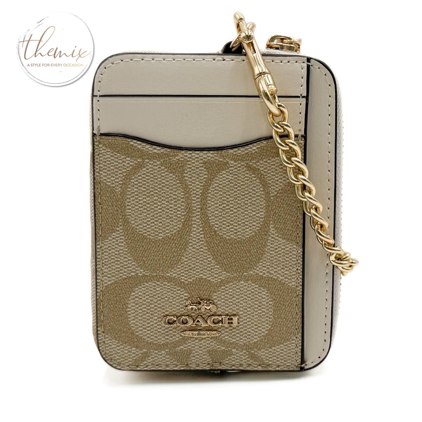 COACH RFB Zip Card Case