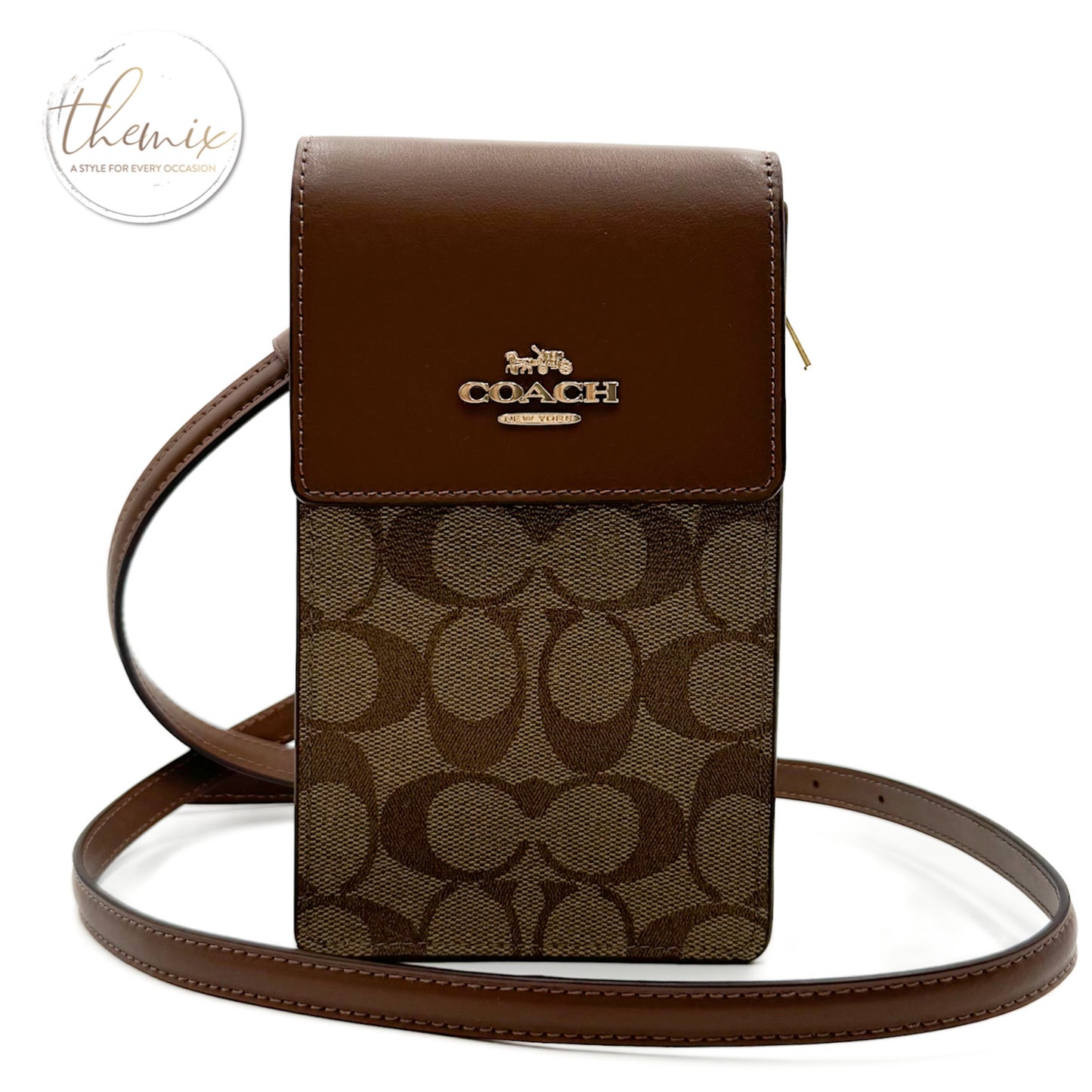 COACH Signature Rachel Phone Crossbody