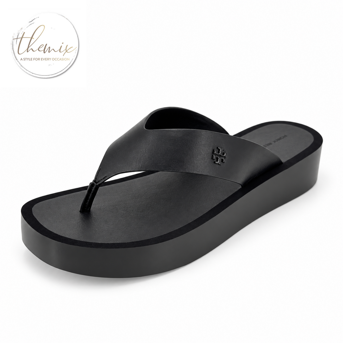 Tory Burch Leather Platform Flip Flop