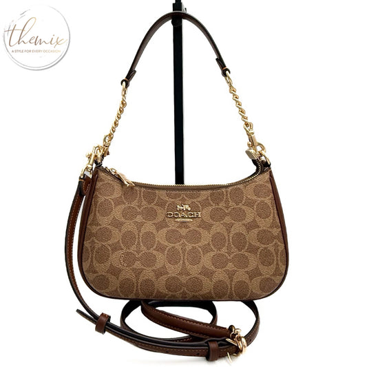 COACH Teri Shoulder Bag In Signature Canvas